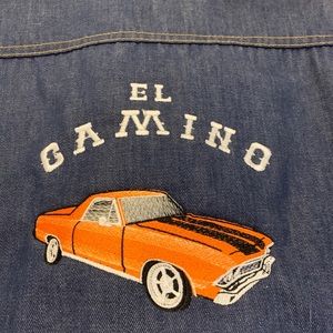 Roebuck Jacket 
Mens XL 
Blue Denim Western Wear Sherpa Lined 
El Camino